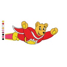 SuperTed 13 Embroidery Design